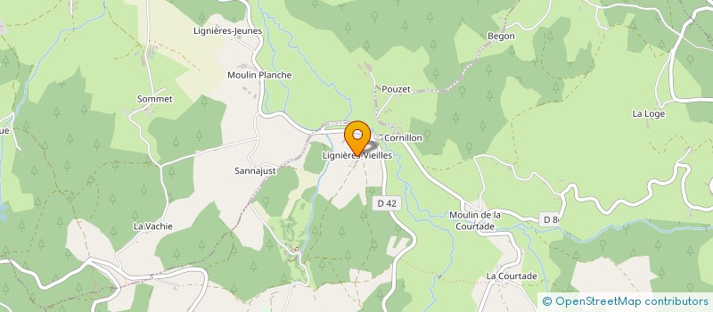 localisation de l'entreprise MEUBLES BERNARDIN à VISCOMTAT