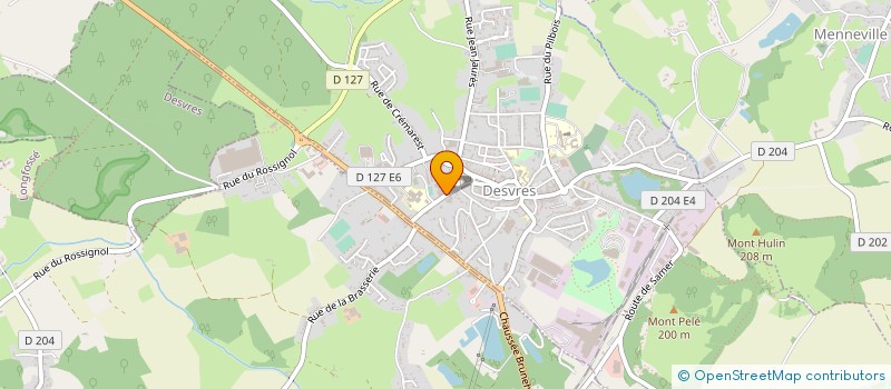 localisation de l'entreprise MEUBLES BODART à DESVRES