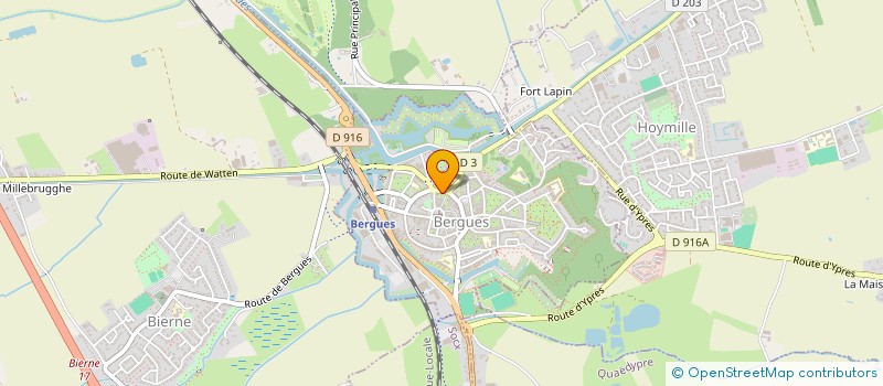 localisation de l'entreprise MEUBLES BOUCHIQUET à BERGUES