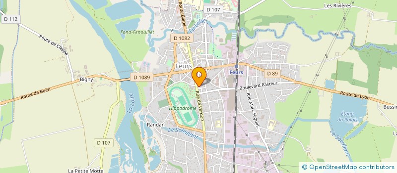 localisation de l'entreprise MEUBLES BOURRAT PERE ET FILS à FEURS