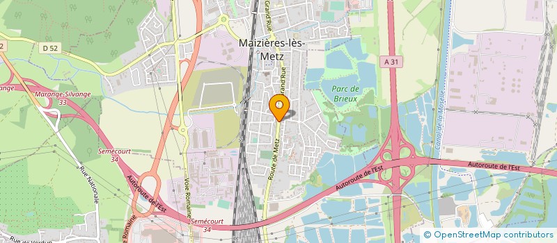 localisation de l'entreprise MEUBLES BRIGNIER à MAIZIERES-LES-METZ