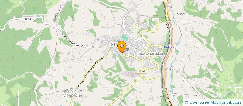 localisation de l'entreprise MEUBLES BRIOLET à PAYS DE BELVES