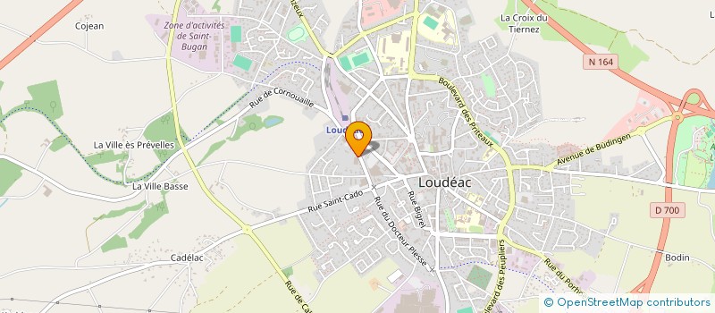 localisation de l'entreprise MEUBLES BROISAT à LOUDEAC