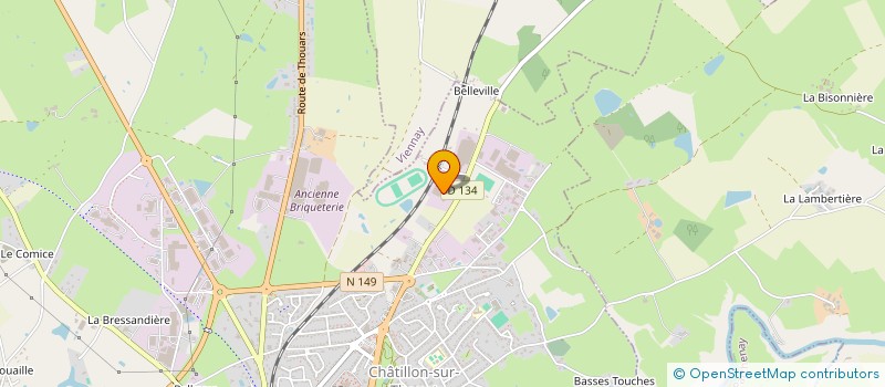 localisation de l'entreprise MEUBLES BROSSARD à CHATILLON-SUR-THOUET