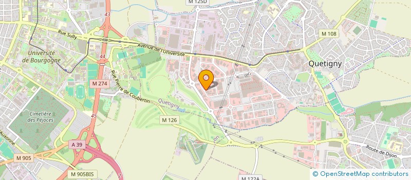 localisation de l'entreprise MEUBLES BUCKOVA à QUETIGNY