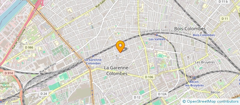 localisation de l'entreprise MEUBLES CADEAUX DECORATION  LA GARENNE-COLOMBES