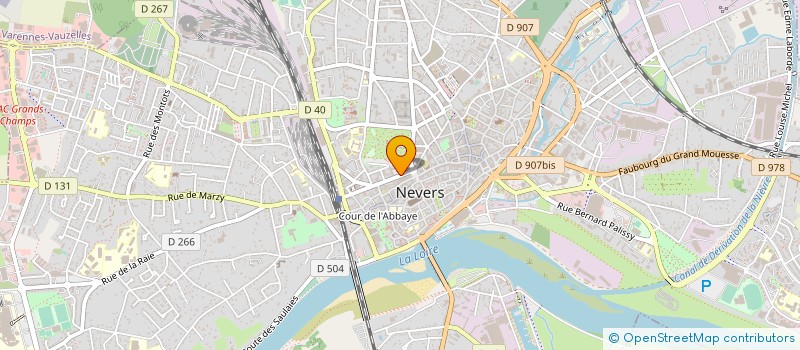 localisation de l'entreprise MEUBLES CHABRIER à NEVERS