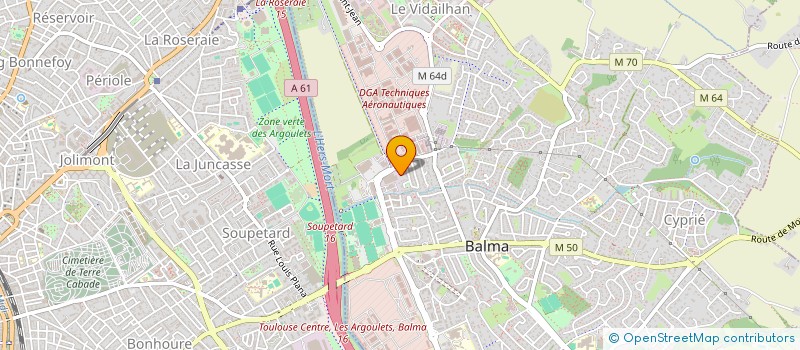 localisation de l'entreprise MEUBLES CHALIES à BALMA
