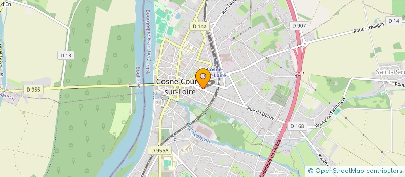 localisation de l'entreprise MEUBLES CHATELIER à COSNE-COURS-SUR-LOIRE
