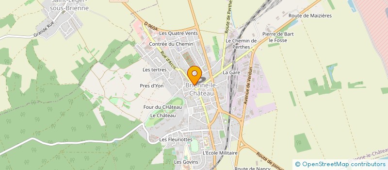 localisation de l'entreprise MEUBLES CLAUSE à BRIENNE-LE-CHATEAU