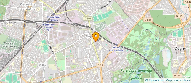 localisation de l'entreprise MEUBLES COLOMBUS à STAINS