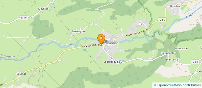 localisation de l'entreprise MEUBLES COMBELLE à MARMANHAC
