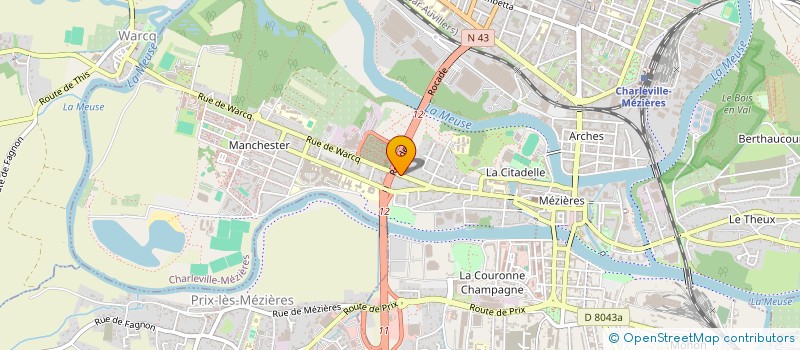 localisation de l'entreprise MEUBLES CONDELLO à CHARLEVILLE-MEZIERES