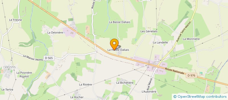 localisation de l'entreprise MEUBLES COTTIN MAIGNAN  ISIGNY-LE-BUAT