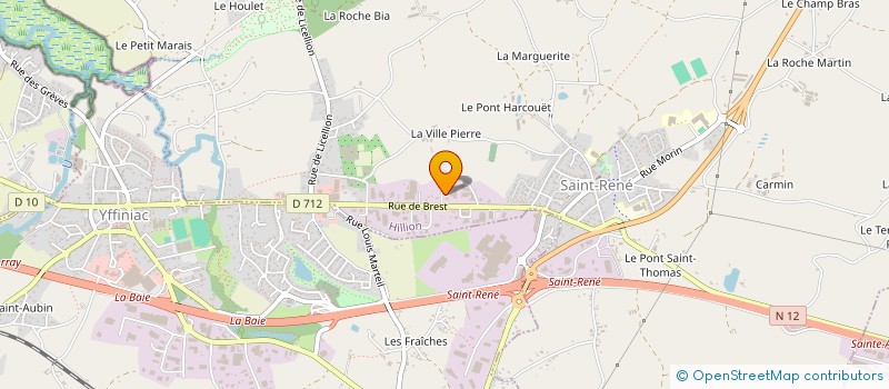 localisation de l'entreprise MEUBLES COUAPAULT à HILLION