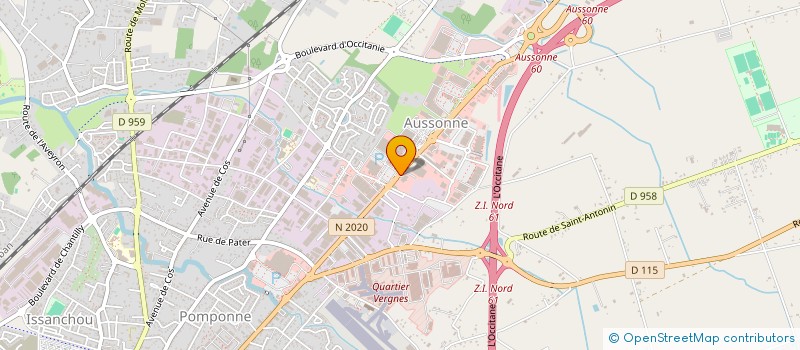 localisation de l'entreprise MEUBLES COUSTOU LARTIGUE à MONTAUBAN
