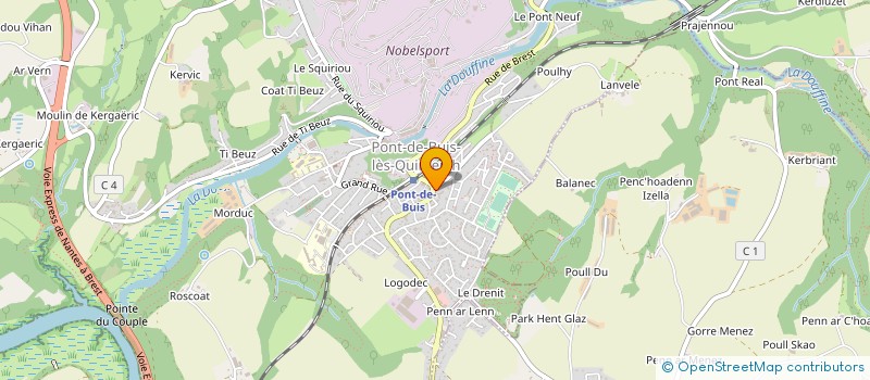 localisation de l'entreprise MEUBLES CRENN à PONT-DE-BUIS-LES-QUIMERCH
