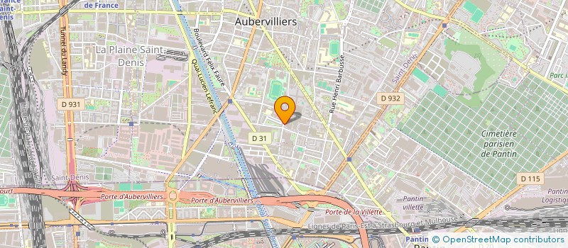 localisation de l'entreprise MEUBLES CUISINES RANGEMENTS à AUBERVILLIERS