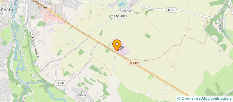 localisation de l'entreprise MEUBLES D'ART ET RUSTIQUE A. DEBENE à MONTGIVRAY