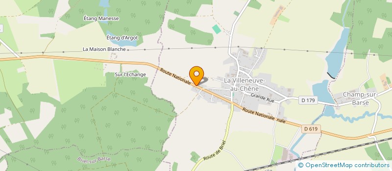 localisation de l'entreprise MEUBLES D'ARTISAN  MAGNY-FOUCHARD