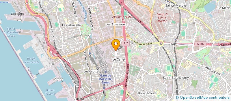 localisation de l'entreprise MEUBLES D ORIENT à MARSEILLE