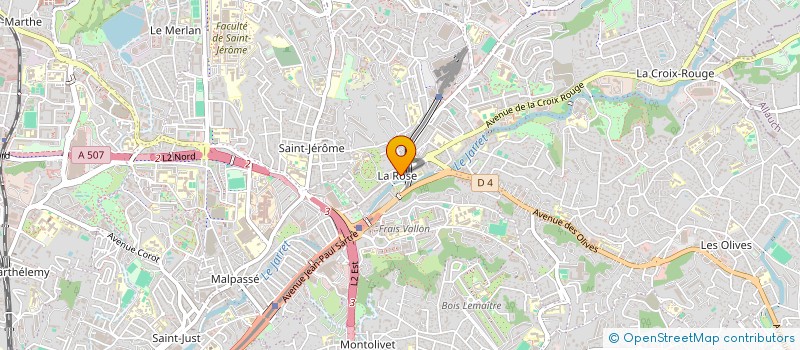 localisation de l'entreprise MEUBLES DE LA ROSE à MARSEILLE