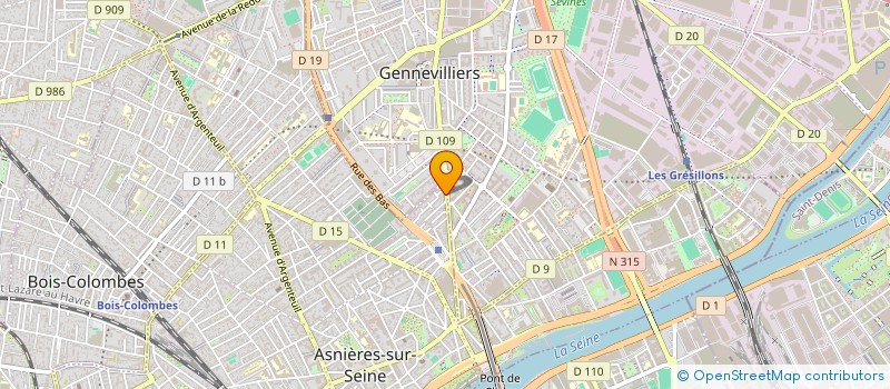 localisation de l'entreprise MEUBLES DE PRESTIGE à ASNIERES-SUR-SEINE