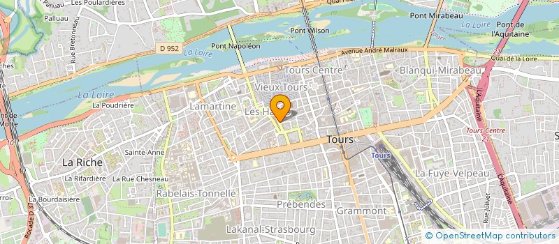 localisation de l'entreprise MEUBLES DELLION à TOURS
