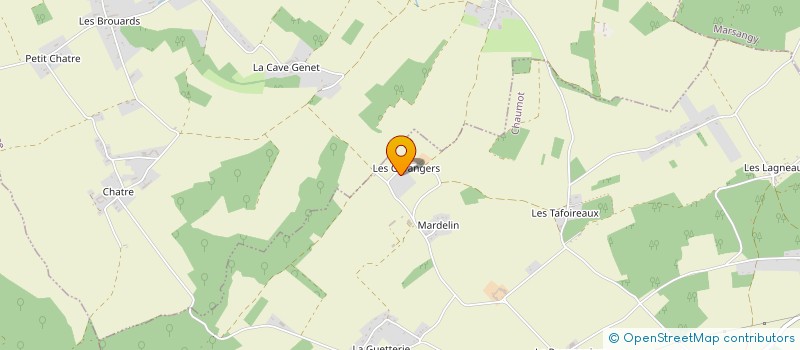localisation de l'entreprise MEUBLES DU GATINAIS à CHAUMOT