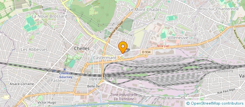 localisation de l'entreprise MEUBLES DU MANOIR à CHELLES