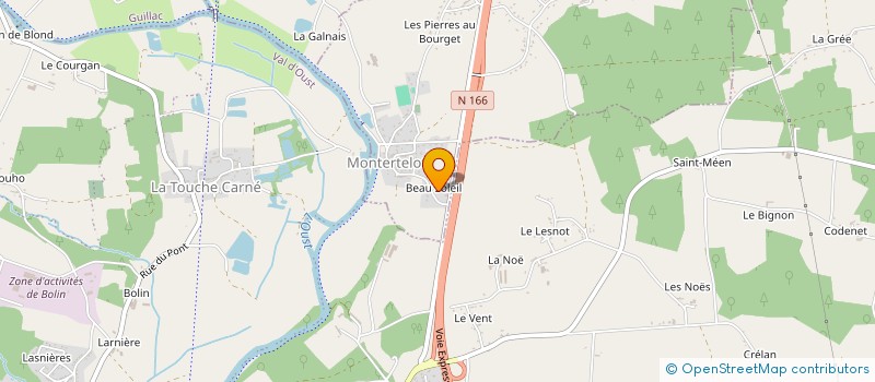 localisation de l'entreprise MEUBLES DU PORHOET à GUILLAC