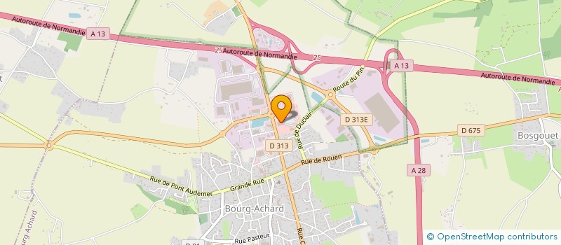 localisation de l'entreprise MEUBLES DU ROUMOIS  BOURG-ACHARD