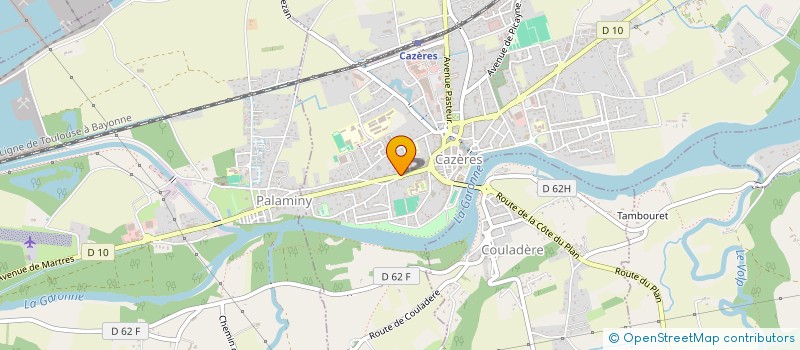 localisation de l'entreprise MEUBLES DUPUY à CAZERES