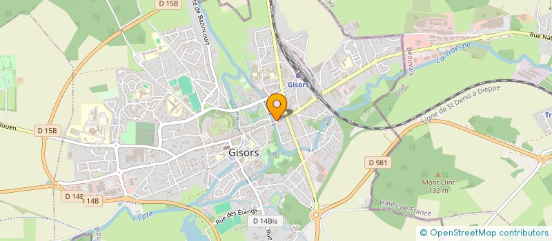 localisation de l'entreprise MEUBLES DURDANT à GISORS