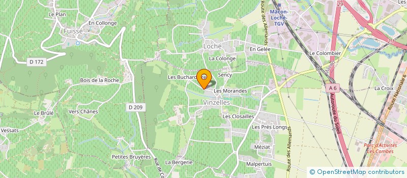 localisation de l'entreprise MEUBLES EMMANUEL FAURE ET FILS à CRECHES-SUR-SAONE