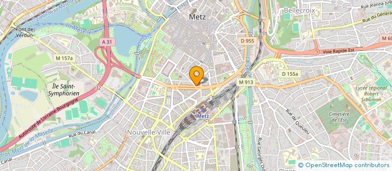 localisation de l'entreprise MEUBLES EST GROS  METZ