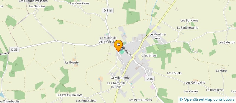 localisation de l'entreprise MEUBLES ET CUISINES A L ANCIENNE à CHUELLES