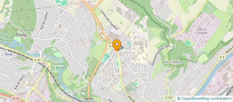 localisation de l'entreprise MEUBLES ET MOBILIERS à PONTOISE