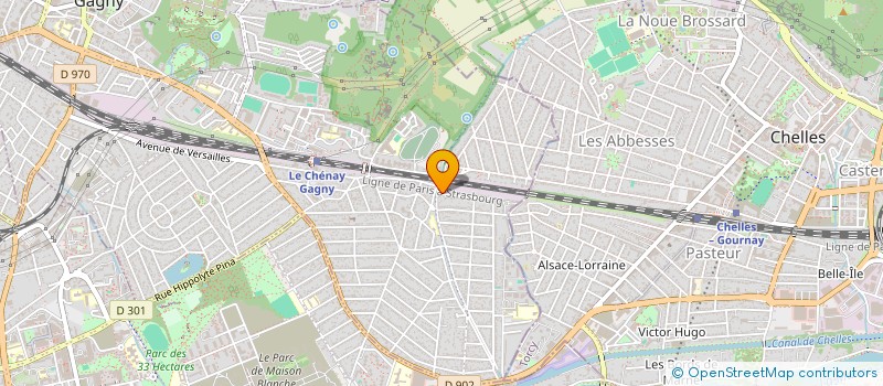 localisation de l'entreprise MEUBLES EXPRESS à GAGNY