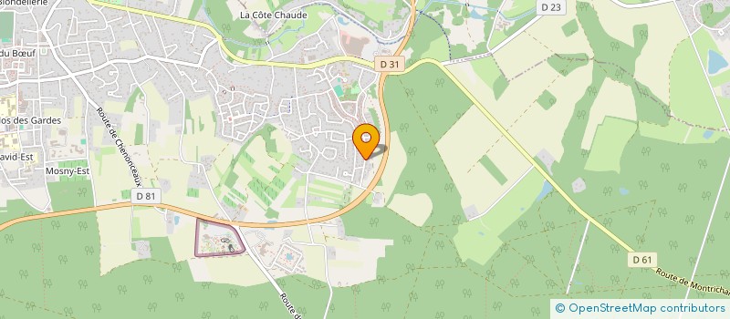 localisation de l'entreprise MEUBLES FABIEN  AMBOISE