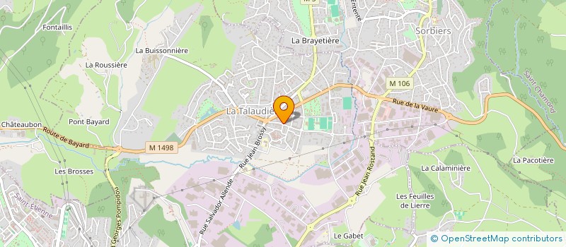 localisation de l'entreprise MEUBLES FEUILLATEY à LA TALAUDIERE