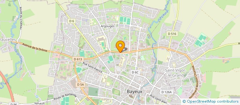 localisation de l'entreprise MEUBLES FINEL CATHERINE à BAYEUX