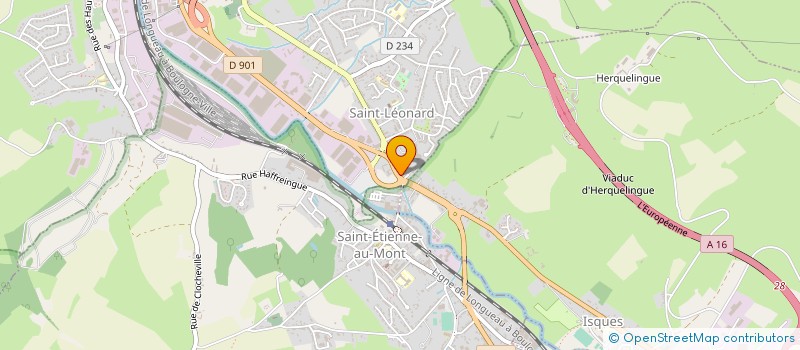 localisation de l'entreprise MEUBLES FLAHAUT à SAINT-LEONARD