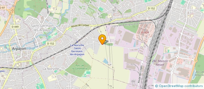localisation de l'entreprise MEUBLES FLORINA à SAINT-GERMAIN-LES-ARPAJON
