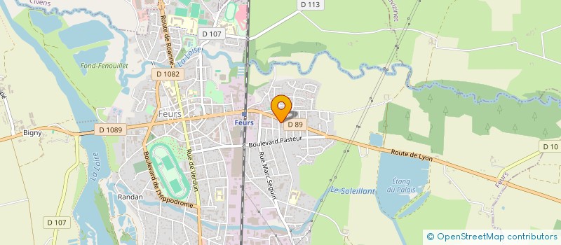 localisation de l'entreprise MEUBLES FRIGORIFIQUES PARIEL à FEURS
