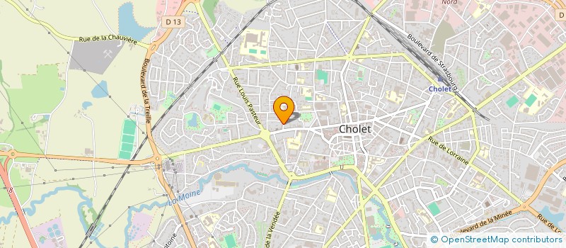 localisation de l'entreprise MEUBLES FUSEAU à CHOLET