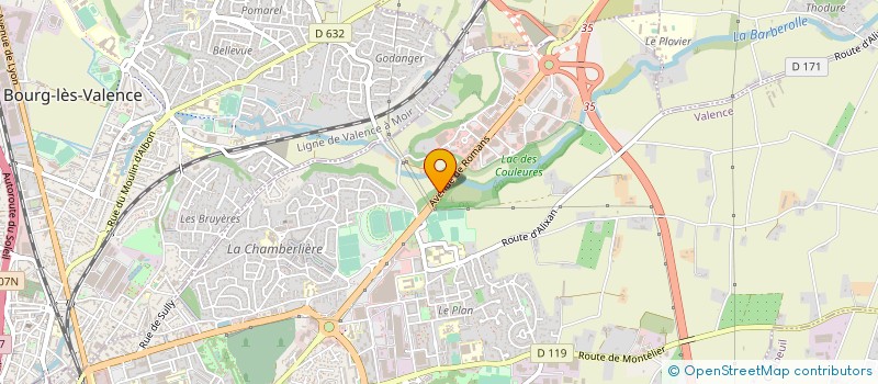 localisation de l'entreprise MEUBLES GB à VALENCE