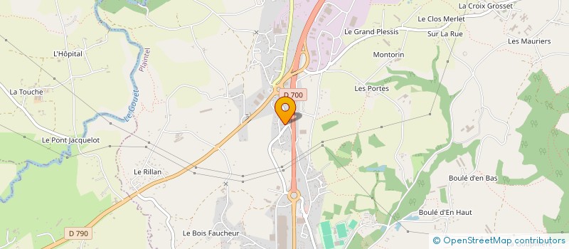 localisation de l'entreprise MEUBLES GEORGEAIS à PLAINTEL