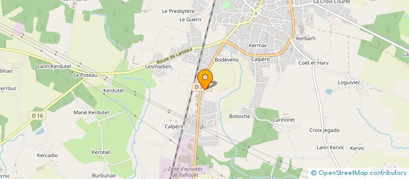 localisation de l'entreprise MEUBLES GERARD LE DU à PLUVIGNER