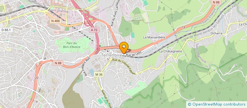 localisation de l'entreprise MEUBLES GRAND STYLE à SAINT-ETIENNE
